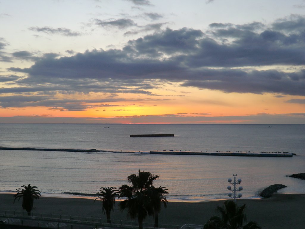 今日（３/１３）の日の出