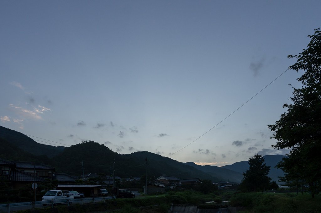 早朝は秋の様に・・。