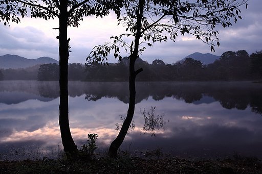 黎明の湖畔