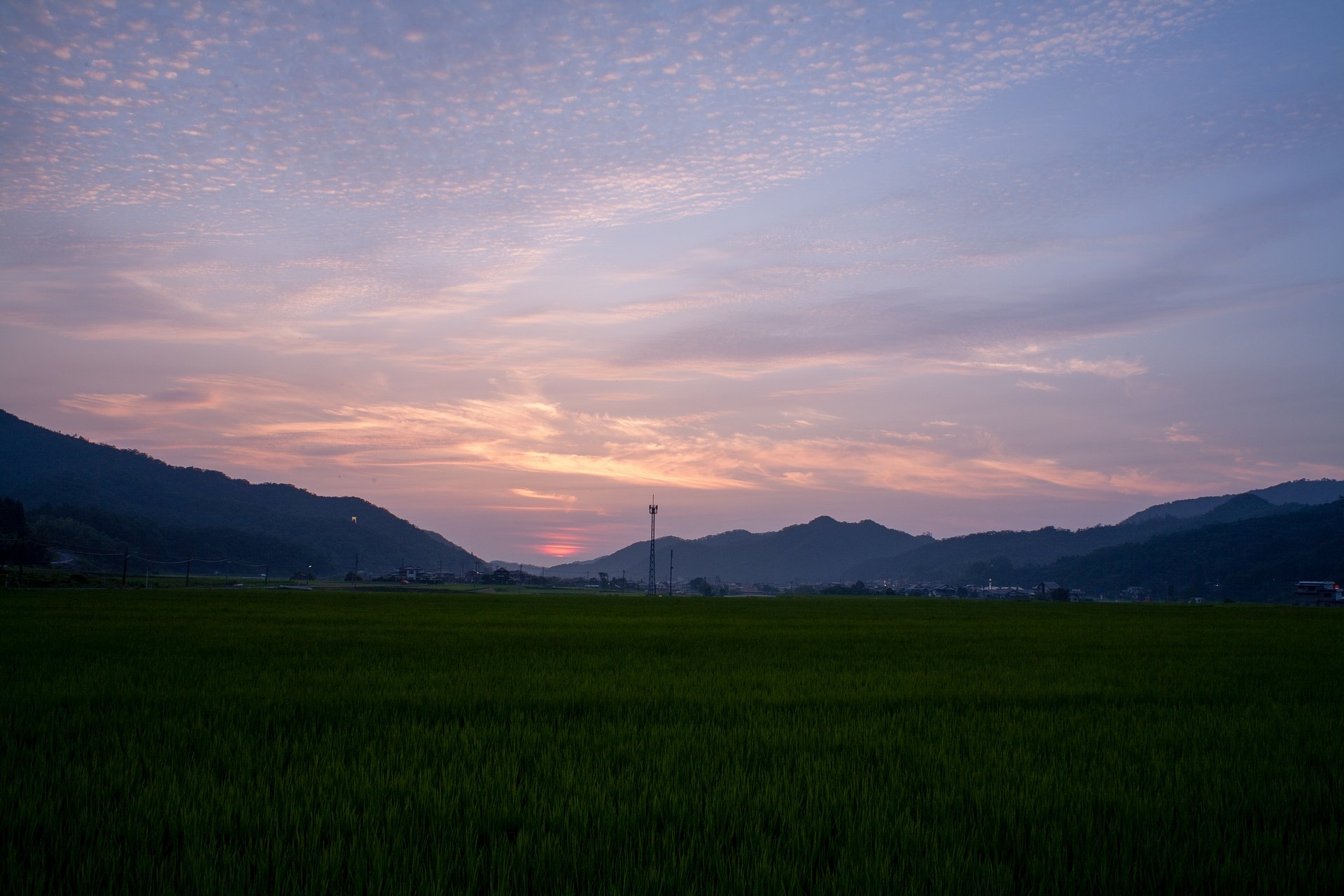 夕焼け28mmで。