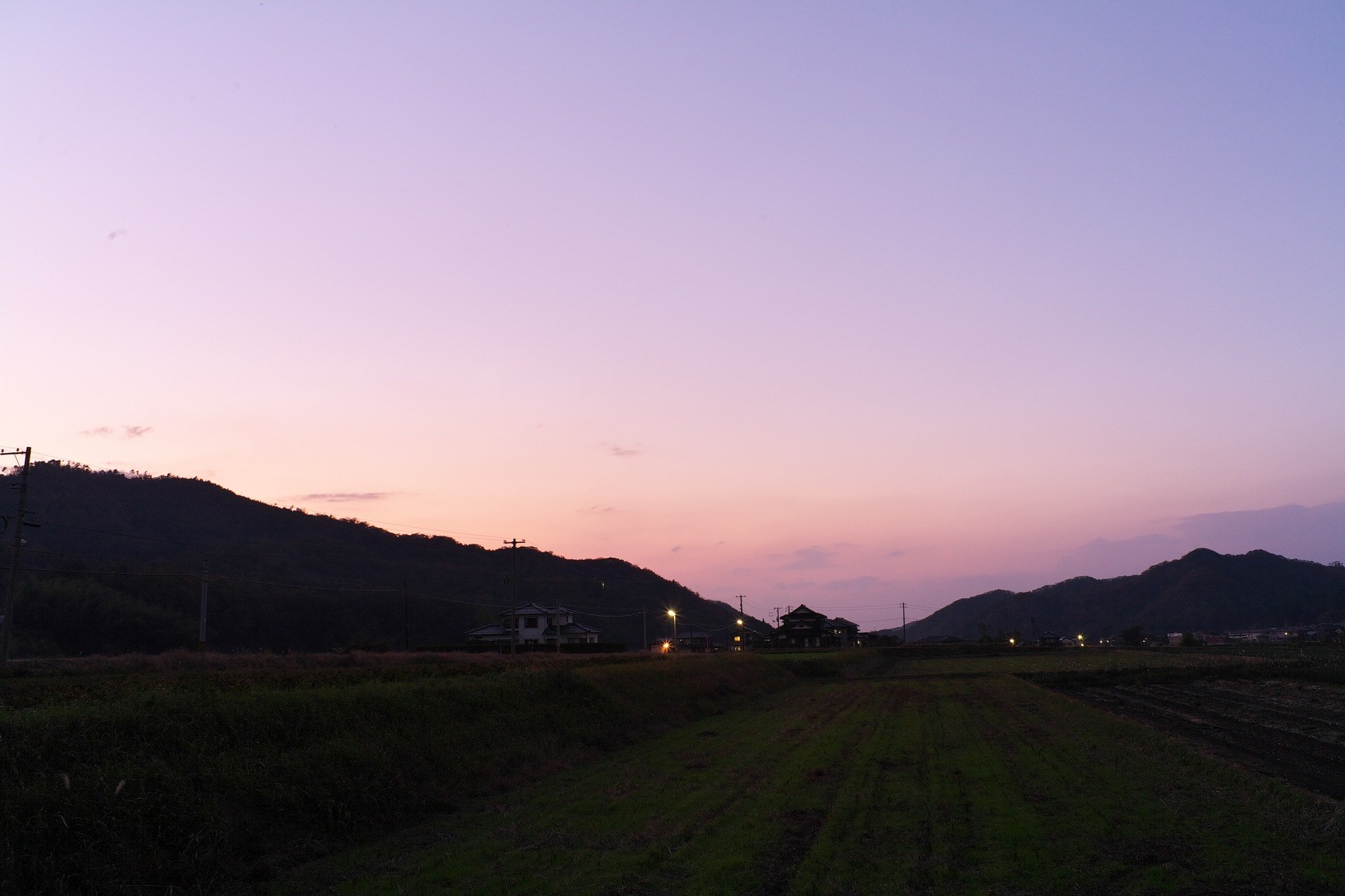 綺麗な夕焼に!