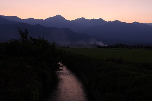 常念影絵その２