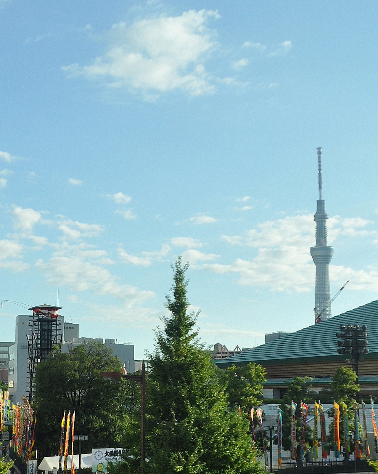 国技館前の風景
