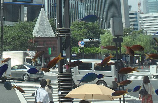 銀座の交差点