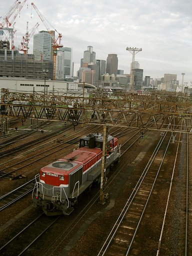 大阪駅裏JR貨物線