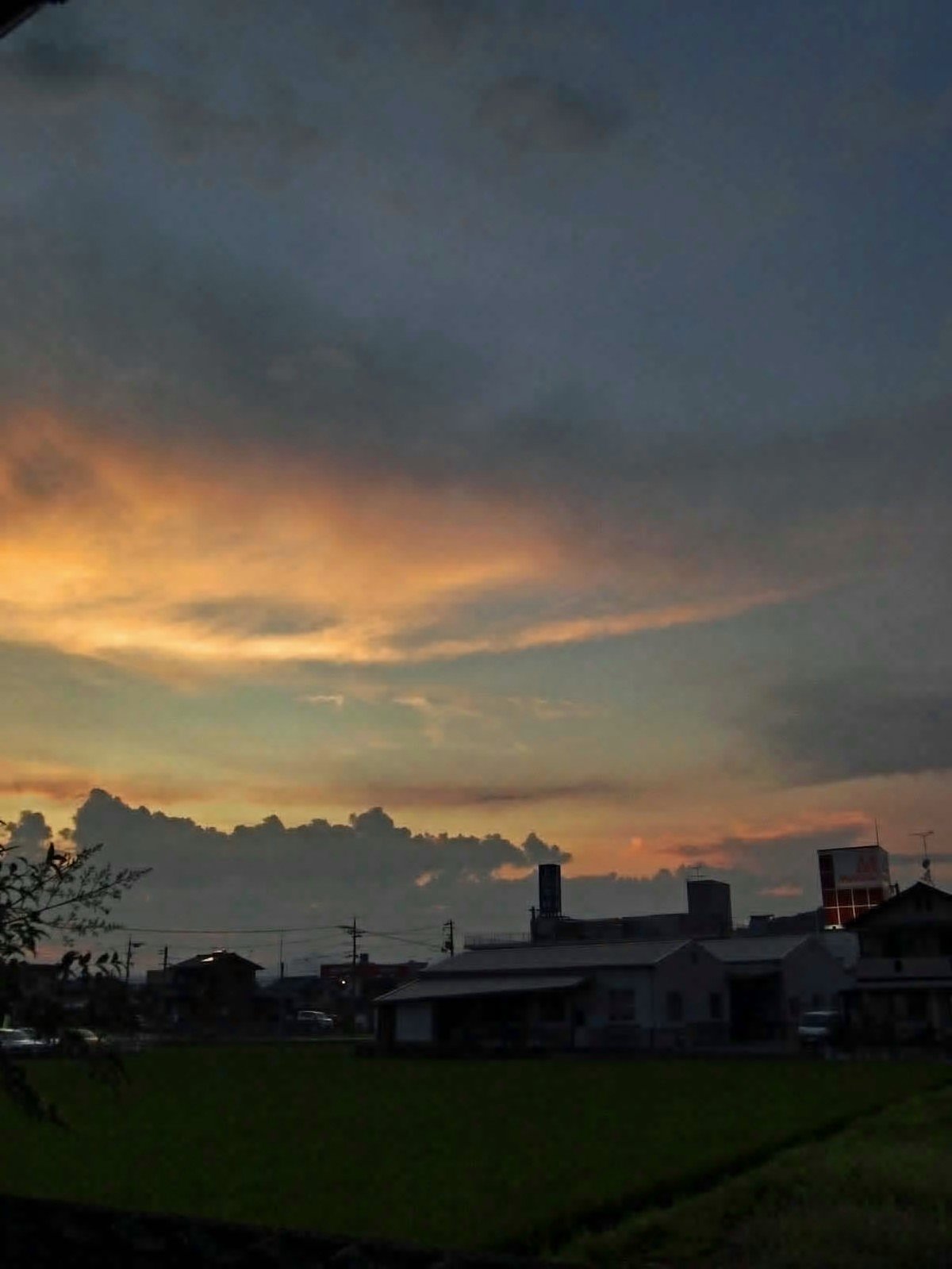 定点夕焼け