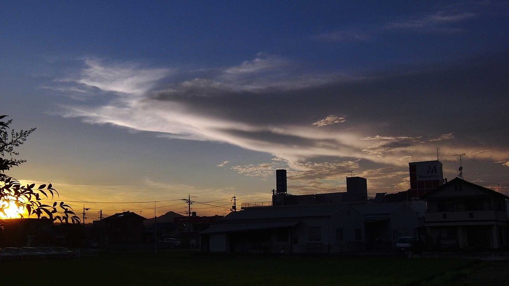 今日の夕暮れ