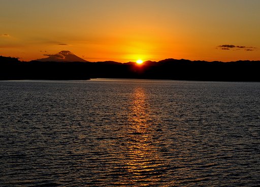 【逆光】夕景