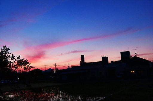 定点夕焼け