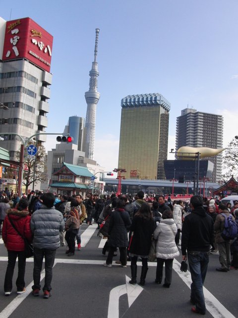 正月スカイツリー