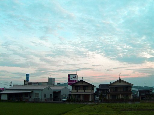 静かな今朝
