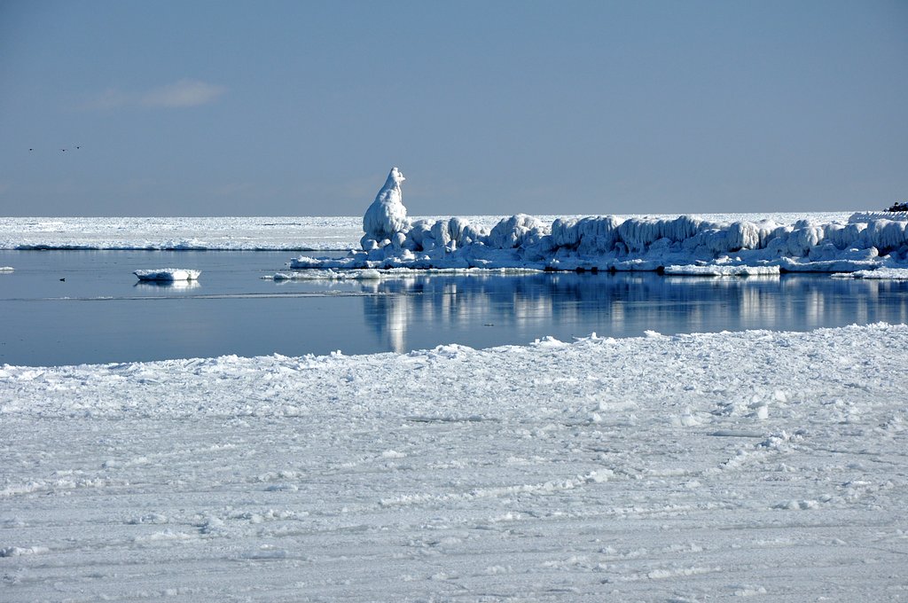 流氷接岸