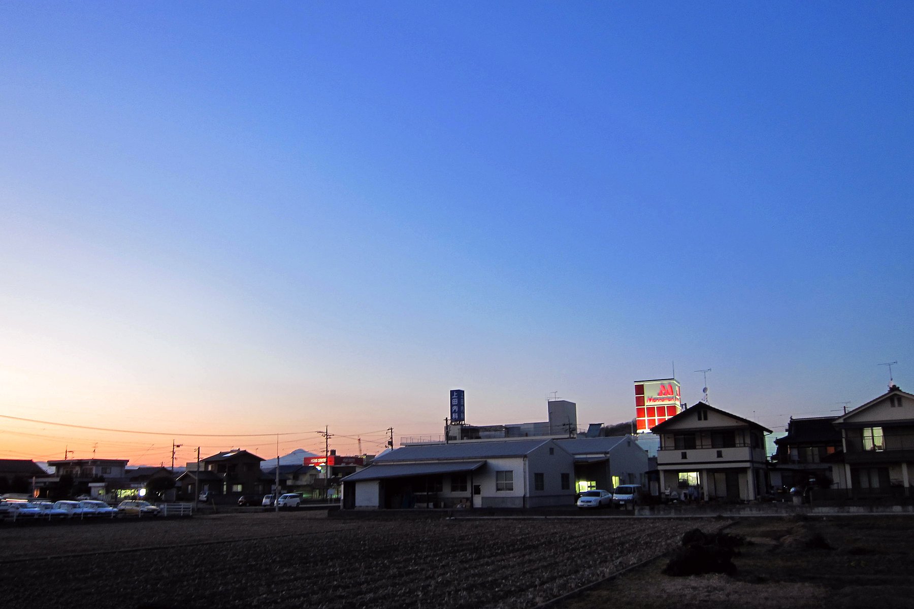 雲が無い