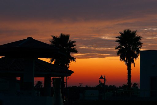 南の島の夕日みたいでした
