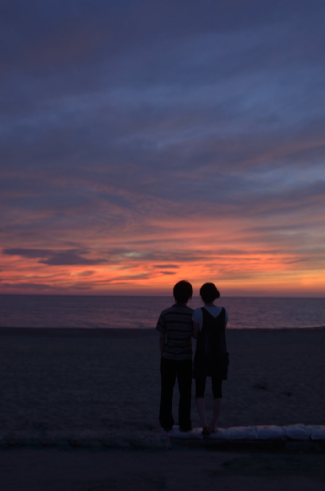 庄内浜　夕凪