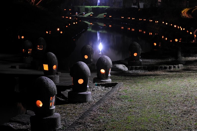 灯篭祭りの夜