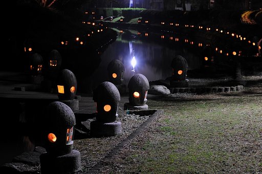 灯篭祭りの夜