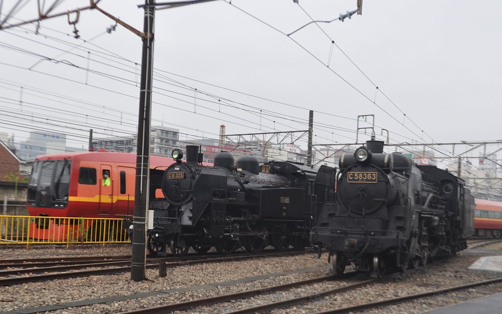 真岡鉄道Ｃ１１と秩父鉄道Ｃ５８