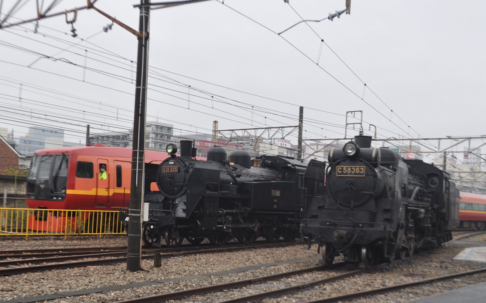 真岡鉄道Ｃ１１と秩父鉄道Ｃ５８