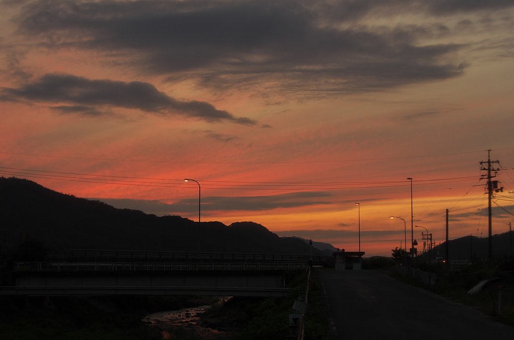 夕焼二体-1