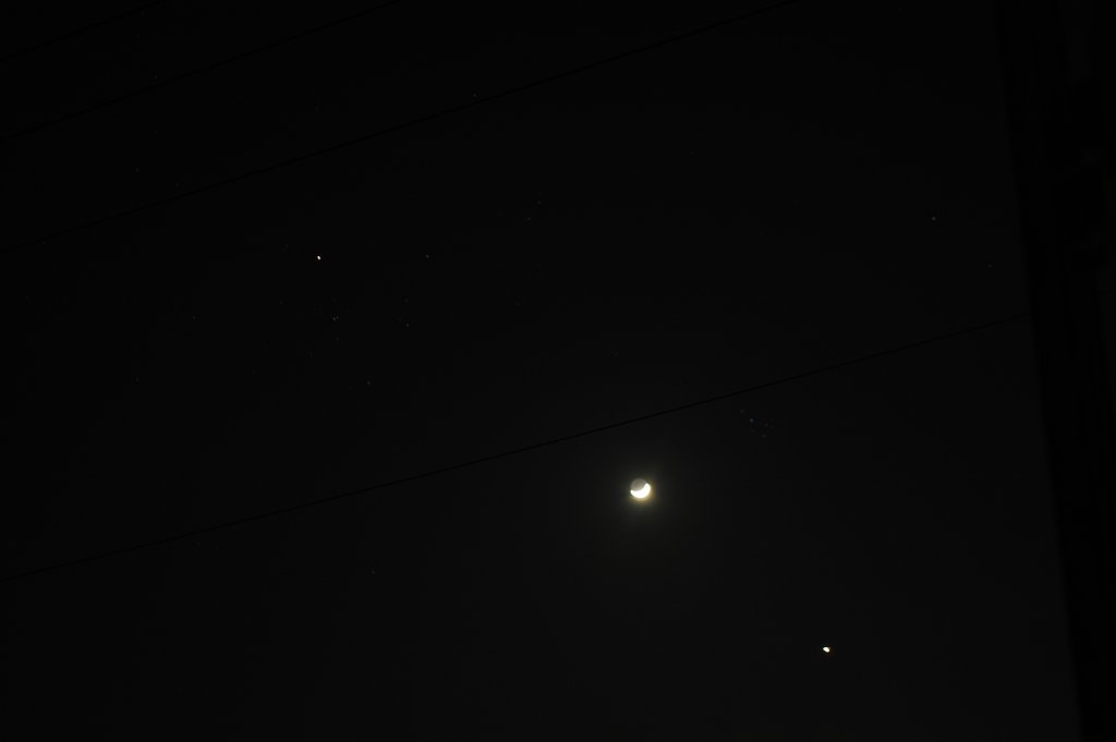 今日の夜空
