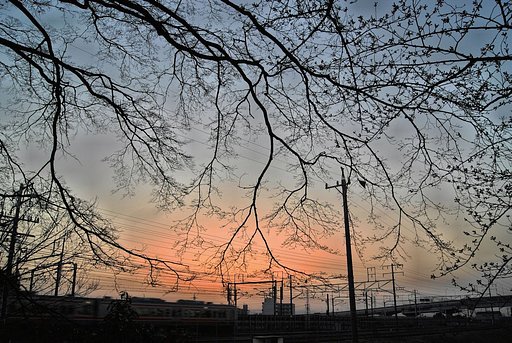 【淡彩】夕暮れ