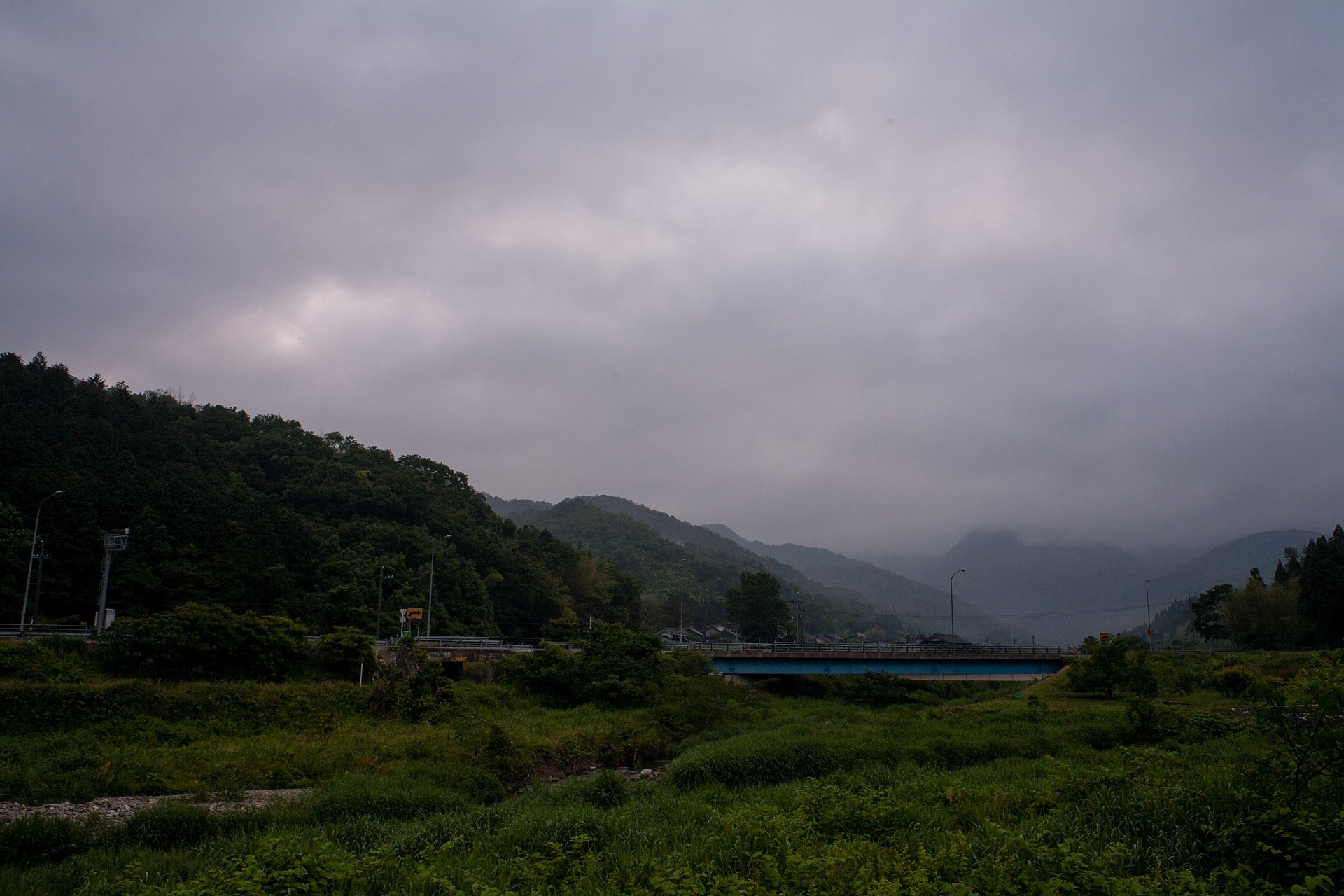 朝日の出は見られませんでした。