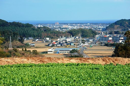 海の見える町