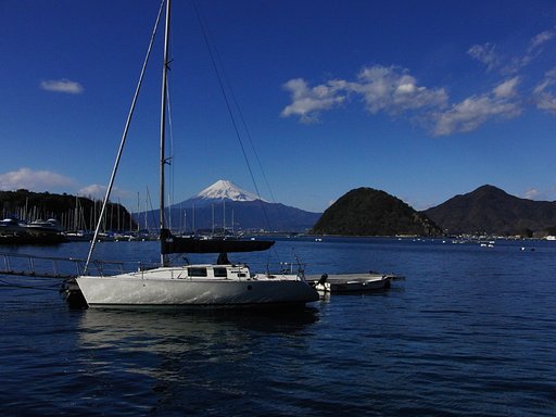 駿河湾越しの富士景