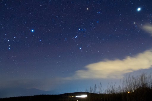 獅子座流星群の夜に