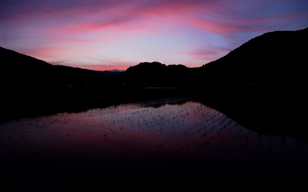 夕焼模様