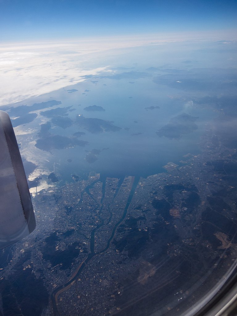 広島上空