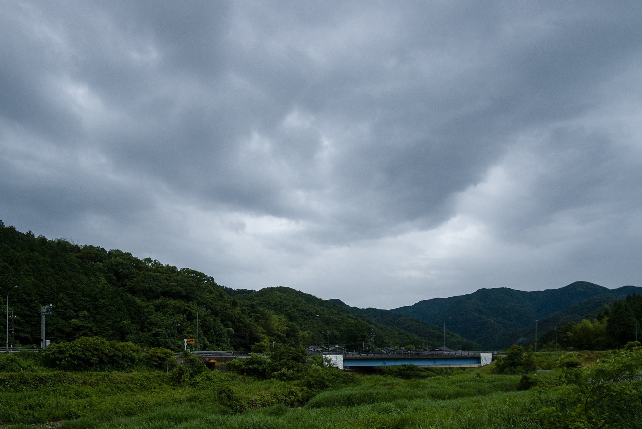 遅くなった朝の日の出の撮影。