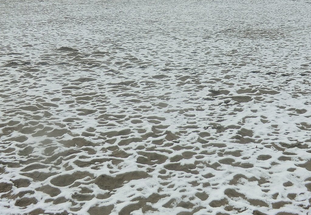 雪と砂