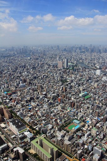 スカイツリー展望台からの眺め