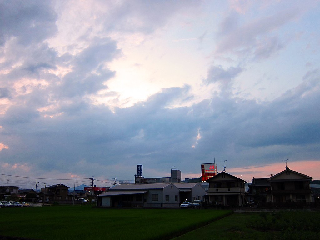 台無しの夕暮れ