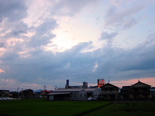 台無しの夕暮れ