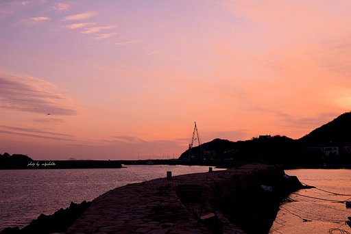 鞆の浦の夕景