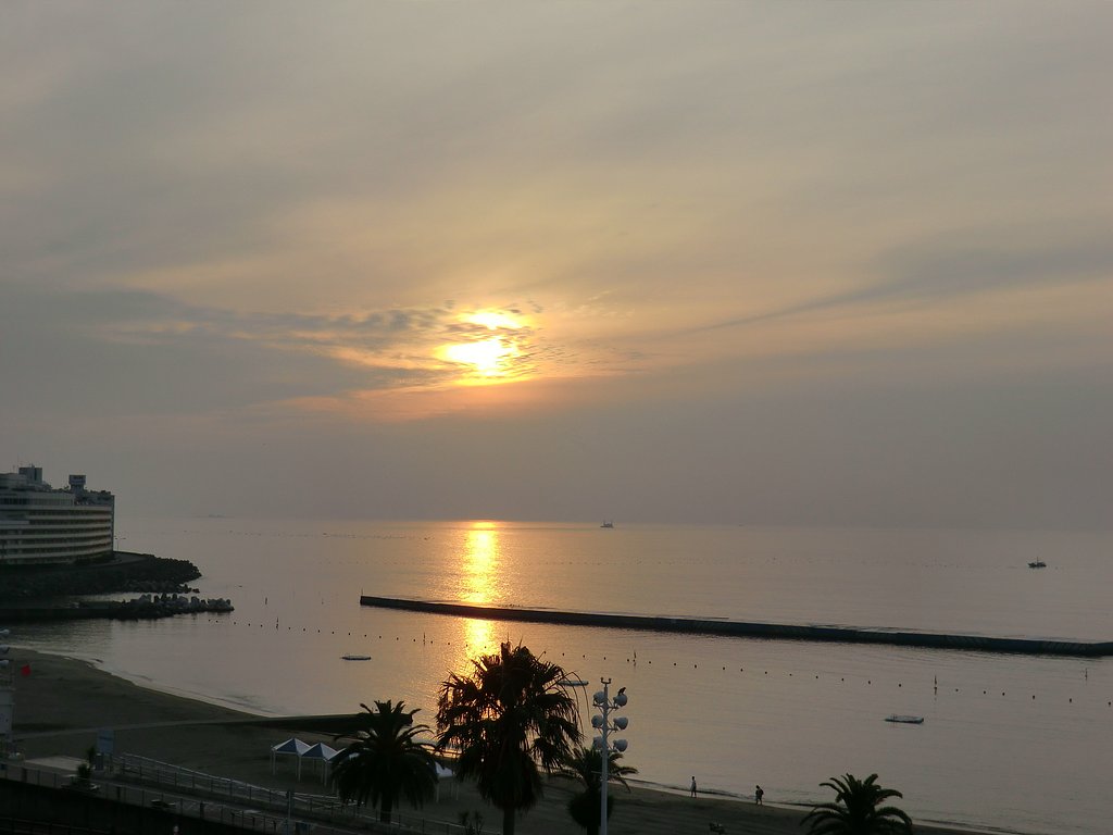 今日（７月２４日）の日の出