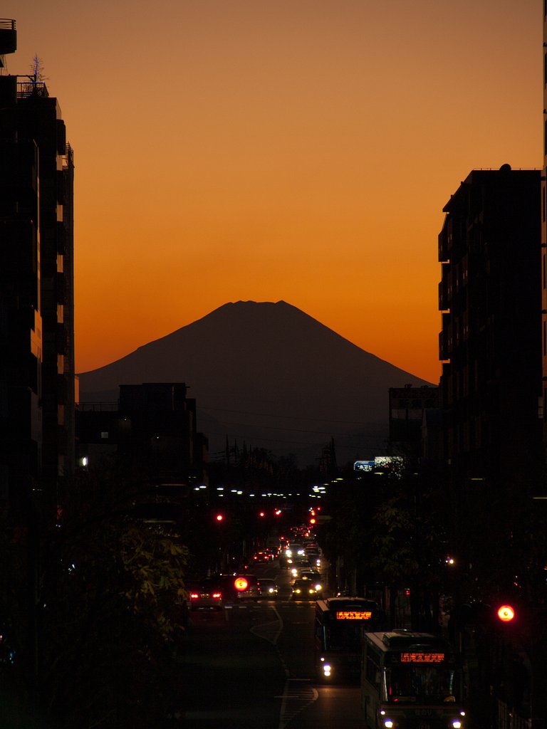 【夕日】送り火