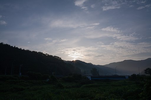 爽やかや朝日の出！