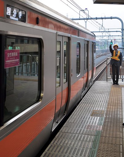 ＪＲ中央線単線運転