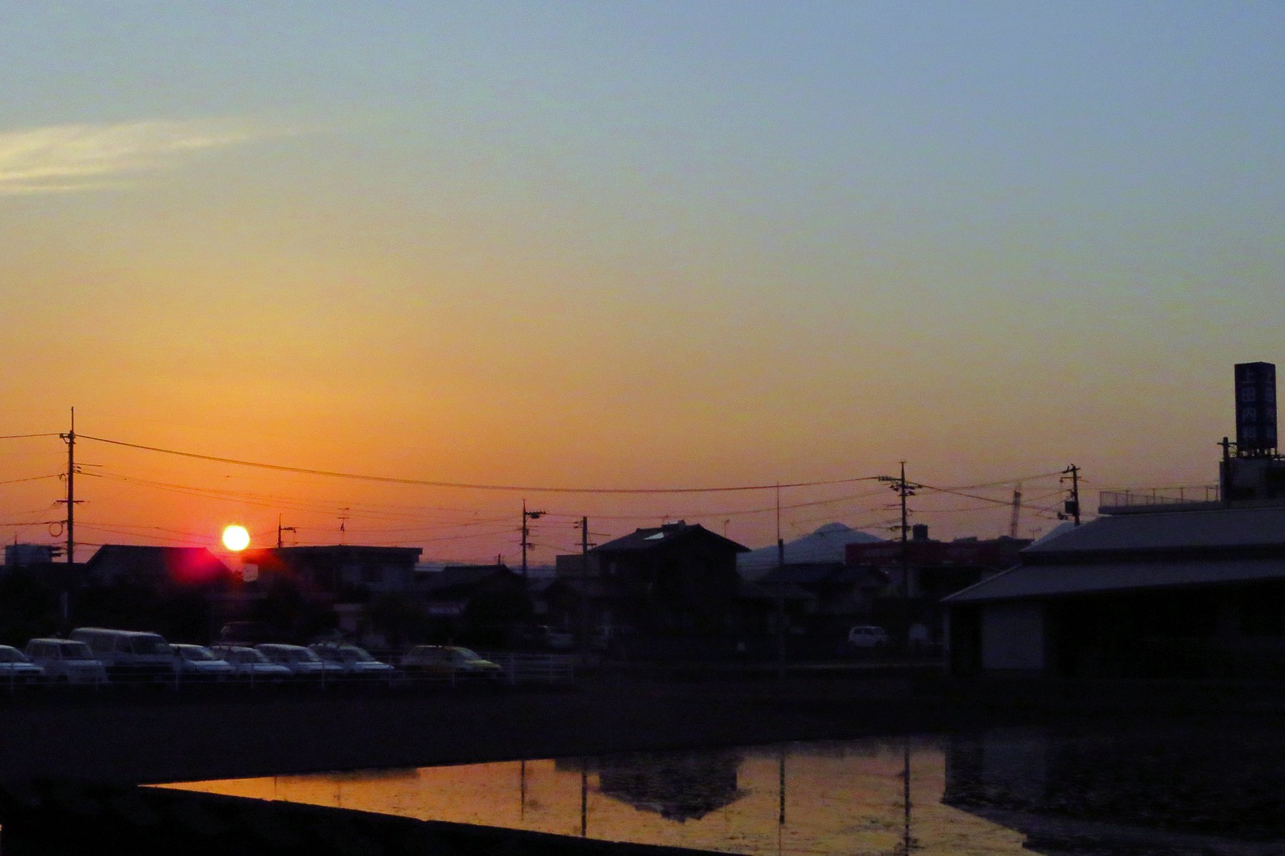 夕日夕焼け