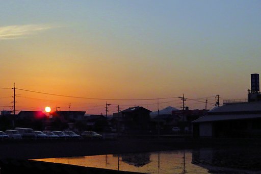 夕日夕焼け