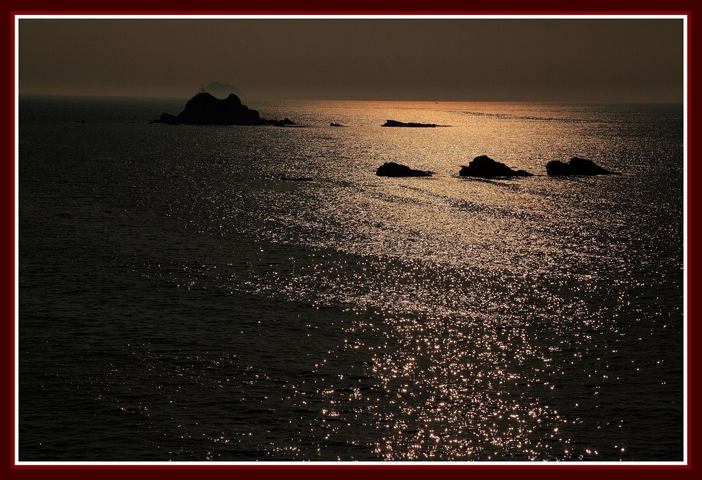 日本海の夕日