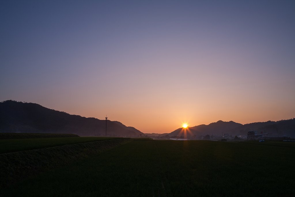激しい夕焼け!