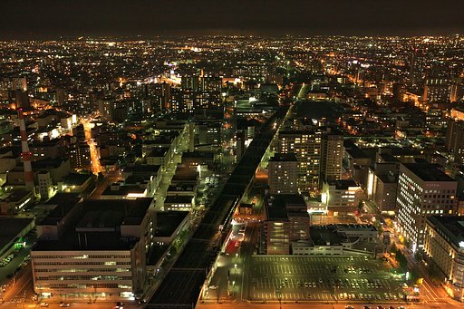 札幌の夜景