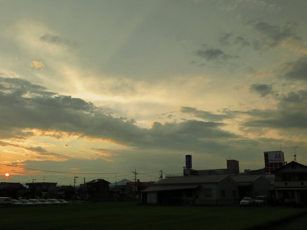 暑い夕暮れ