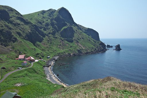 礼文島の眺望