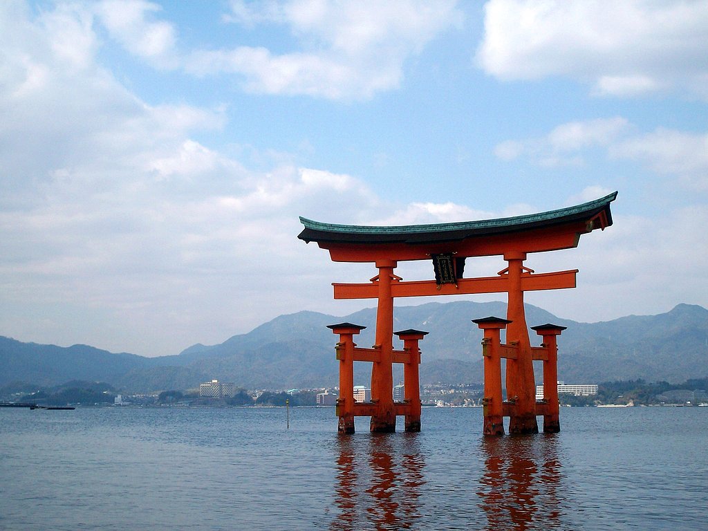 【日本】厳島神社大鳥居